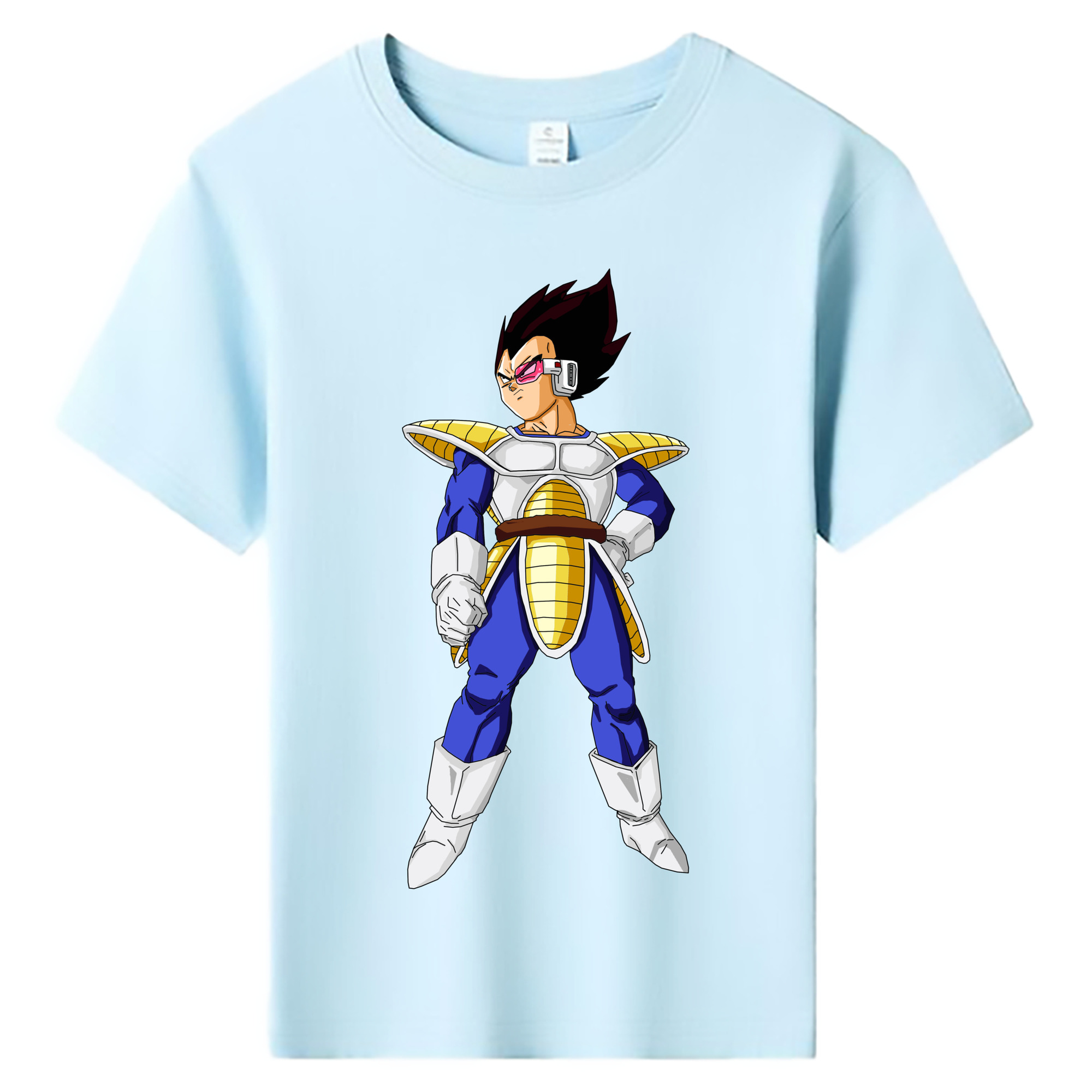 （画像用） ドラゴンボール ベジータ四世（Bejīta Yonsei）DRAGON BALL Vegeta IV 綿100％キッズTシャツ（フロントプリント）